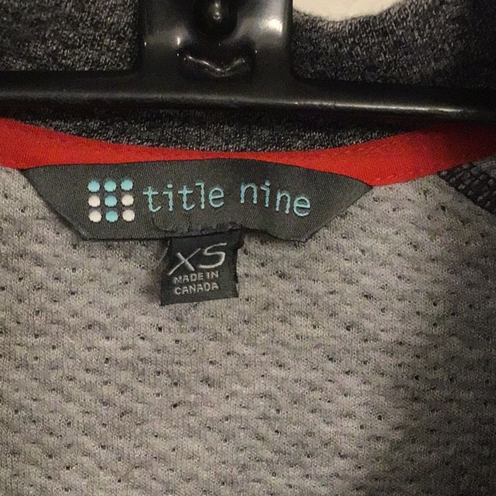 Title Nine fleece full zip, XS, bomber style - Picture 3 of 9